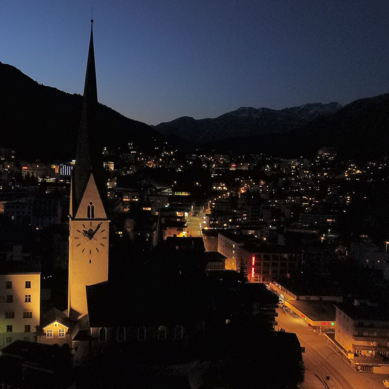 Evening service - Davos Platz