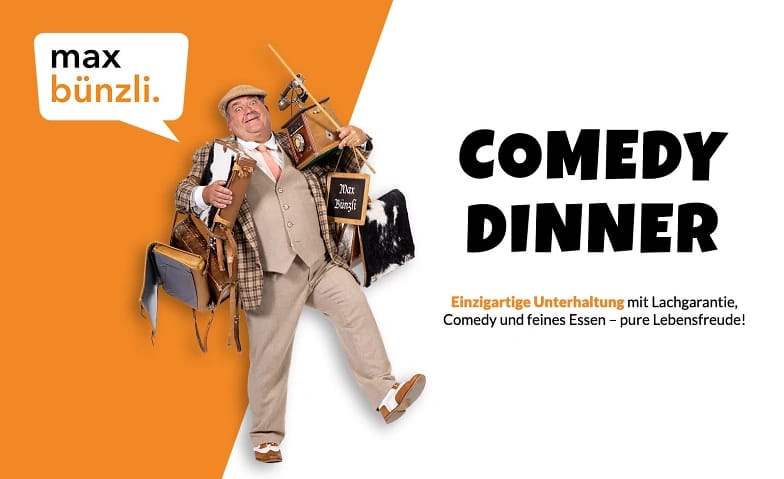 Max Bünzli Comedy-Dinner, Kirchgem. Hägendorf-Rickenbach SO