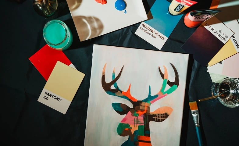 dieMALBAR — Sujet: 'Winter Hirsch'