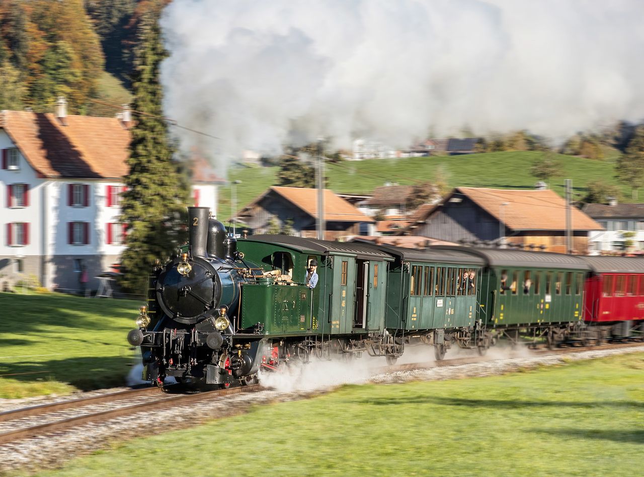 Steam trains and vintage post buses