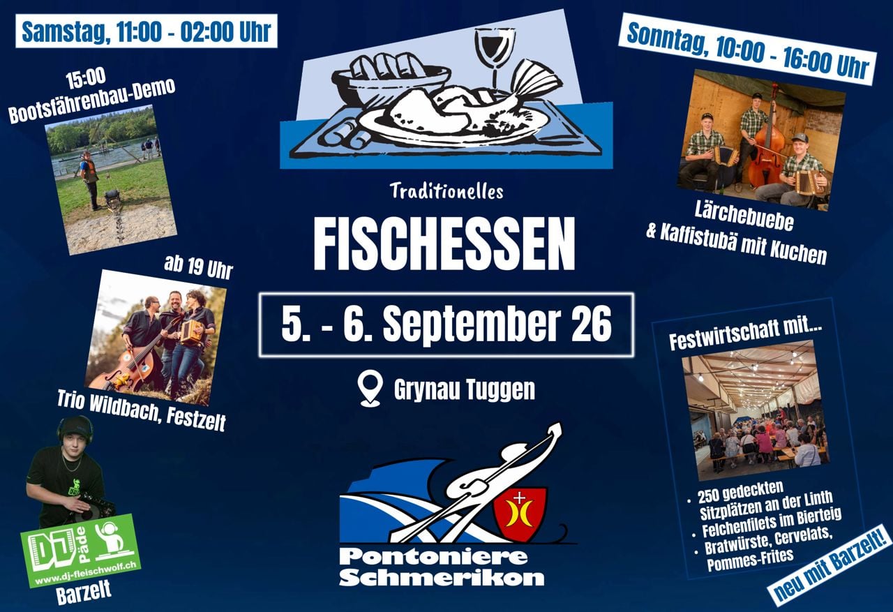 Fischessen der Pontoniere Schmerikon