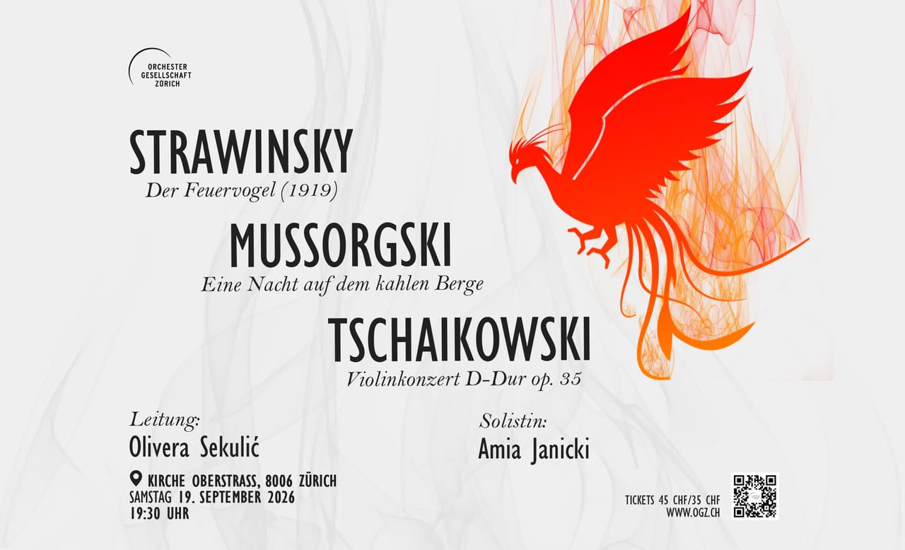Symphony concert Feuervogel - Orchestergesellschaft Zürich