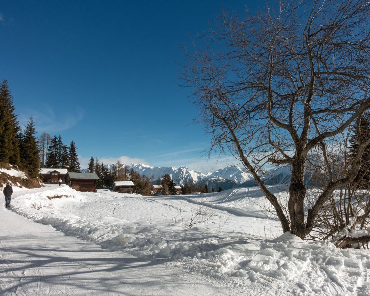 Winterwanderweg Riederalp–Fiescheralp
