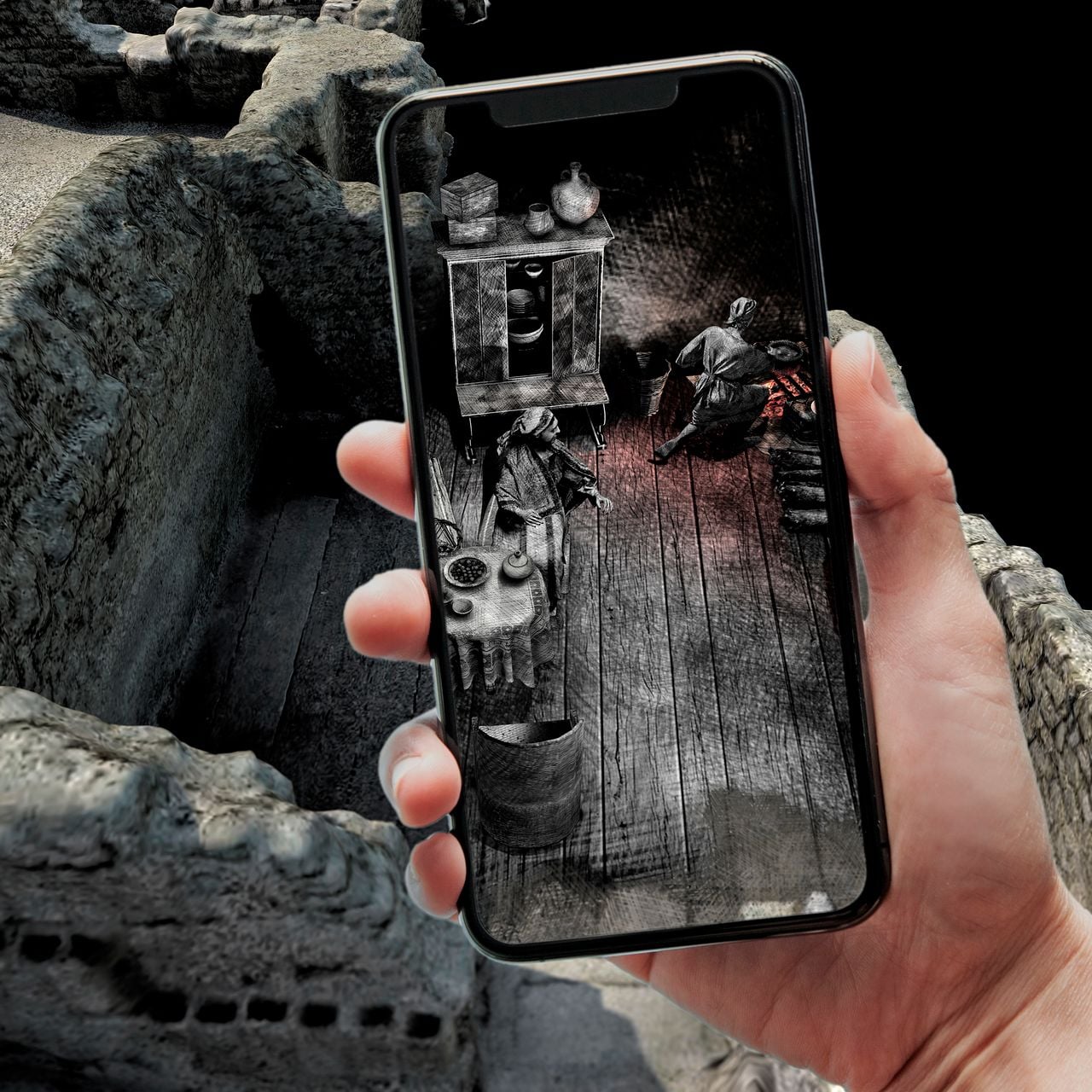 Digital ruin stories