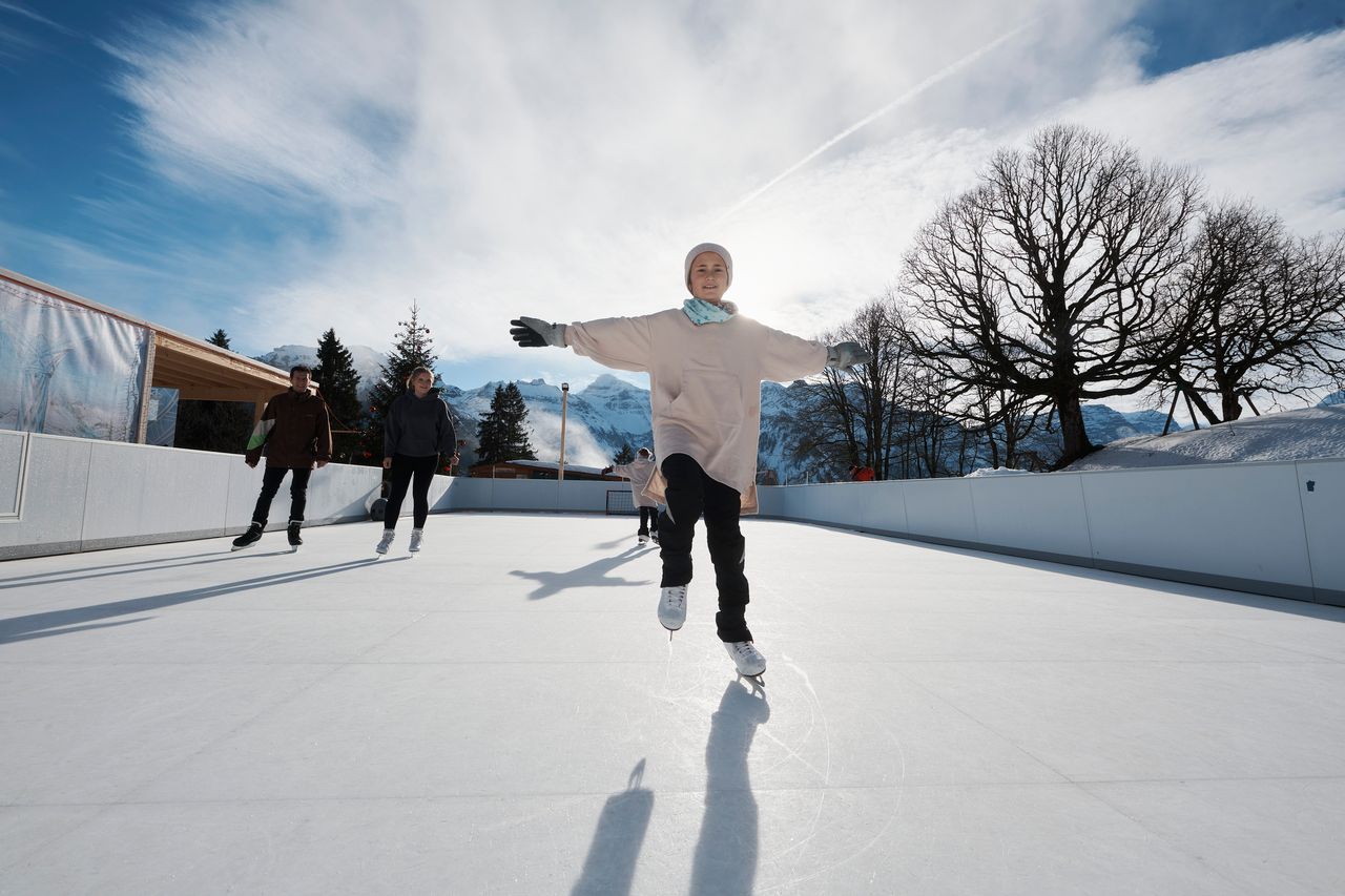 Ice rink at Märchenhotel Braunwald