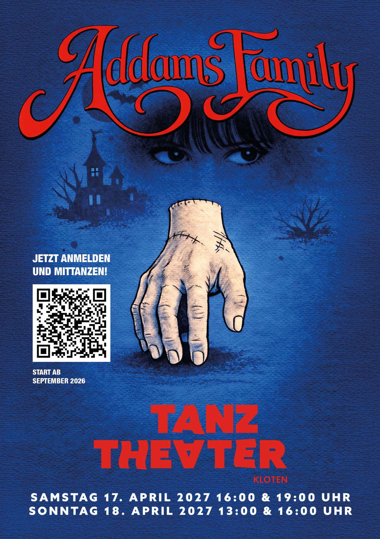 Dance theatre production ‘The Addams Family’ – Become part of it!