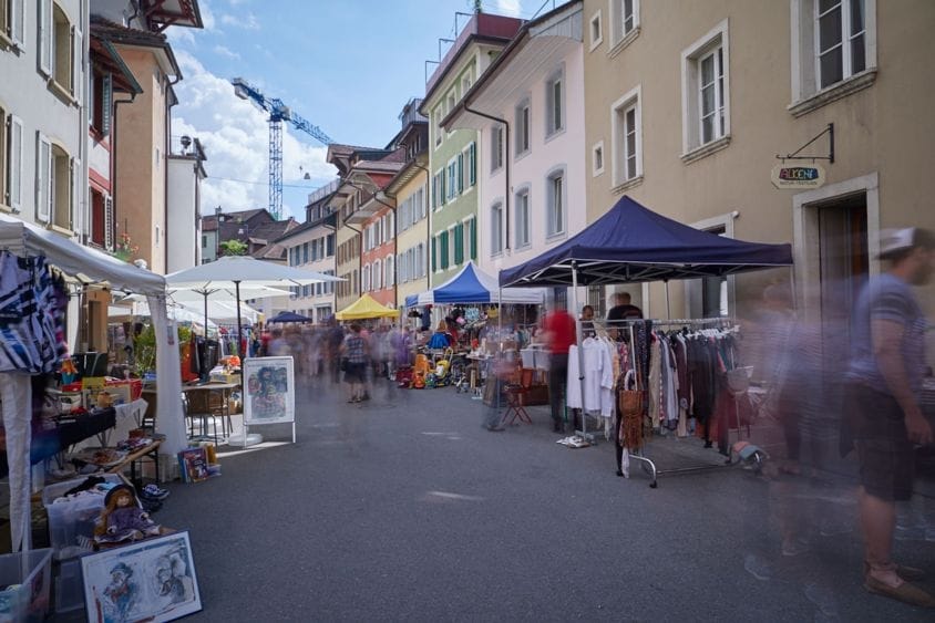 Aarau flea market