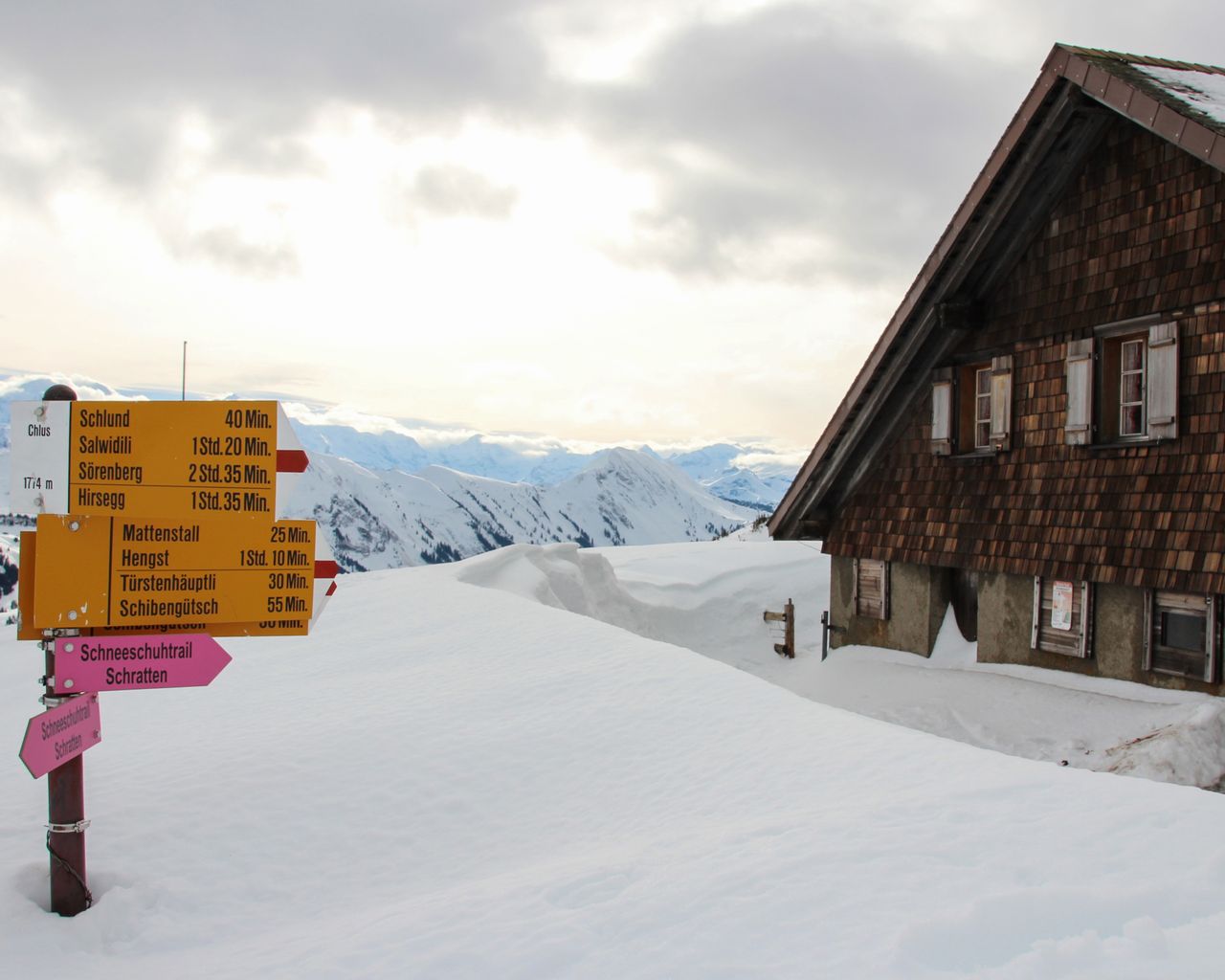 Schneeschuhtrail Hirsegg–Chlus