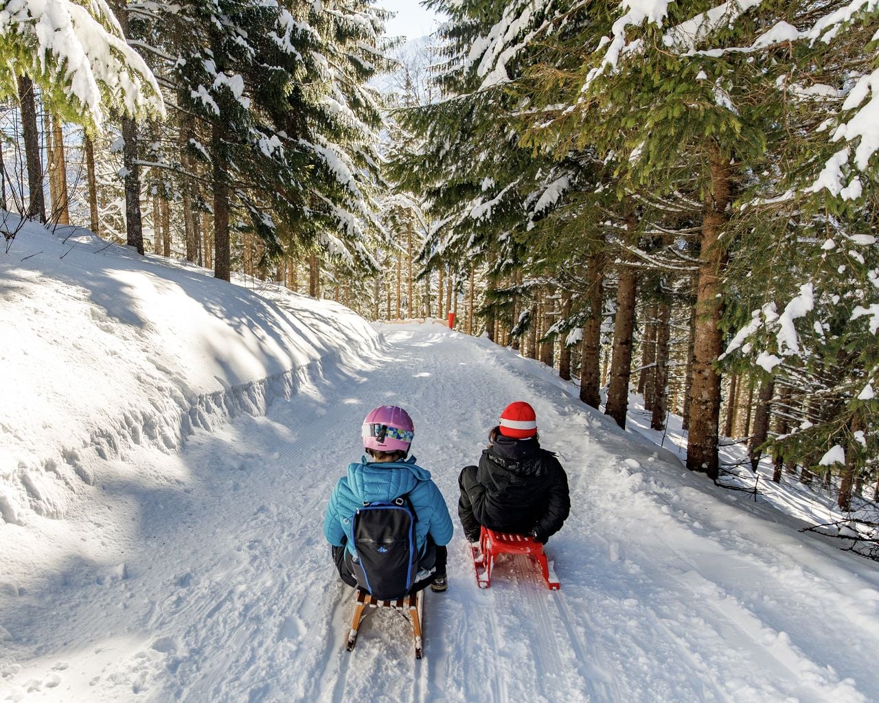 Piste de luge Col de Soud–Villars