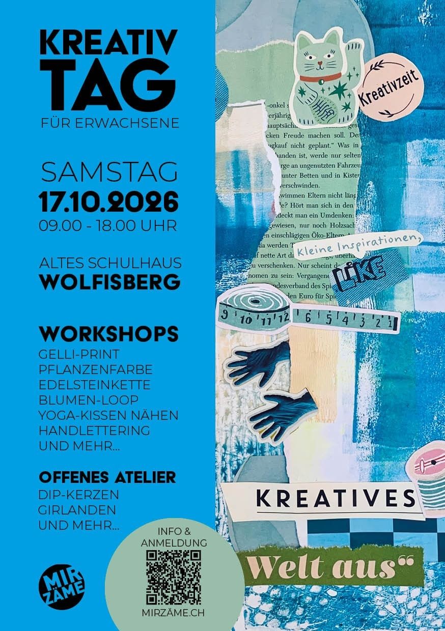Kreativtag – Workshops für kreative Auszeiten