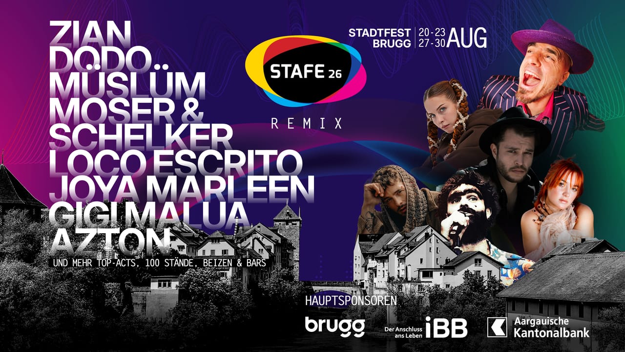 STAFE26 in Brugg: 8 days of pure partying at Aargau’s biggest festival in 2026