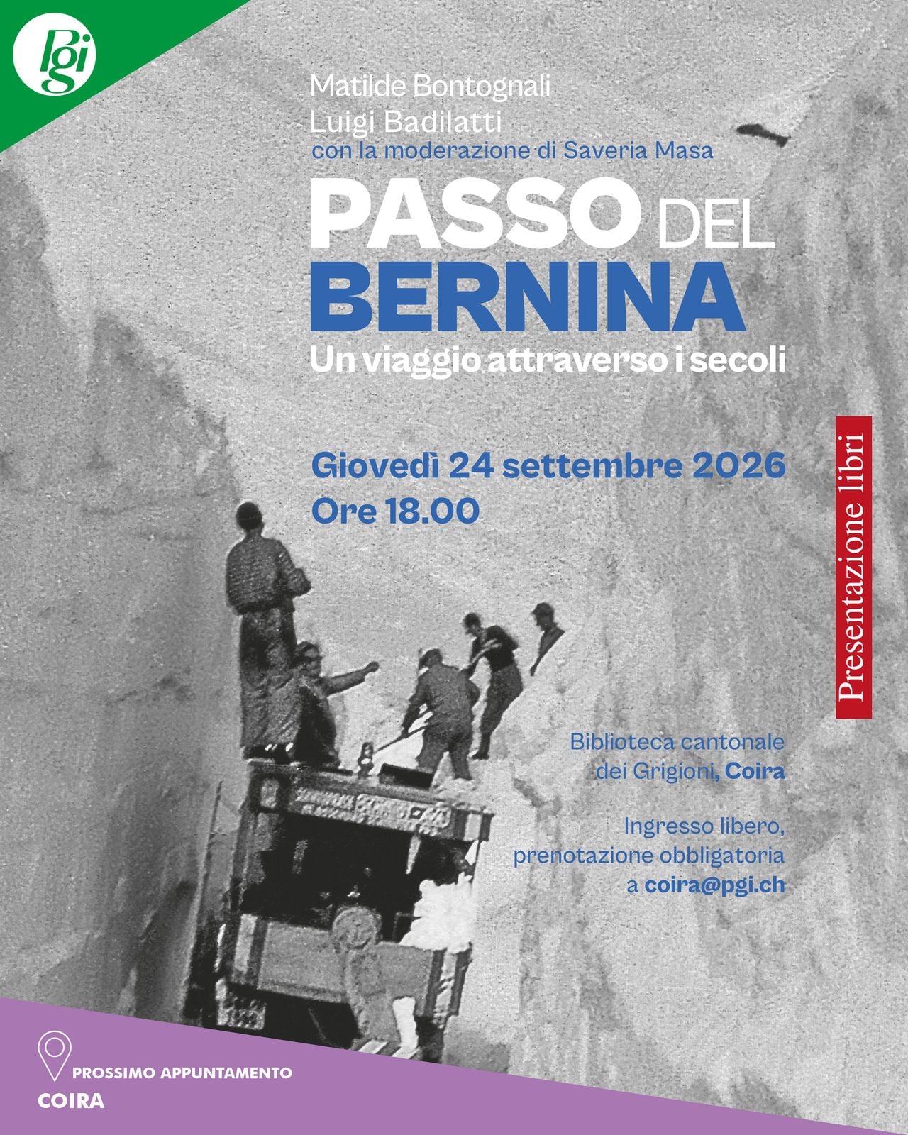 "Passo del Bernina. Un viaggio attraverso i secoli"