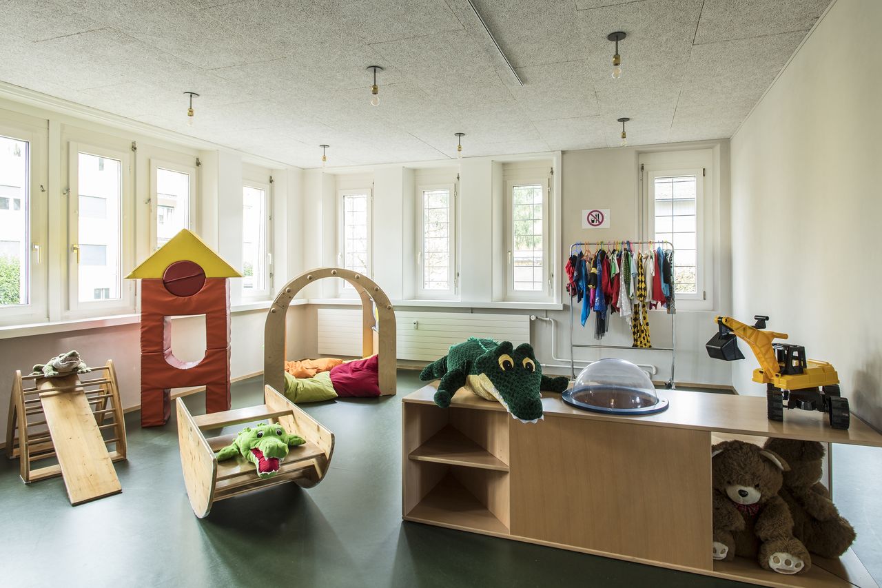 Familien-Café mit Spielecke im Zentrum Krokodil