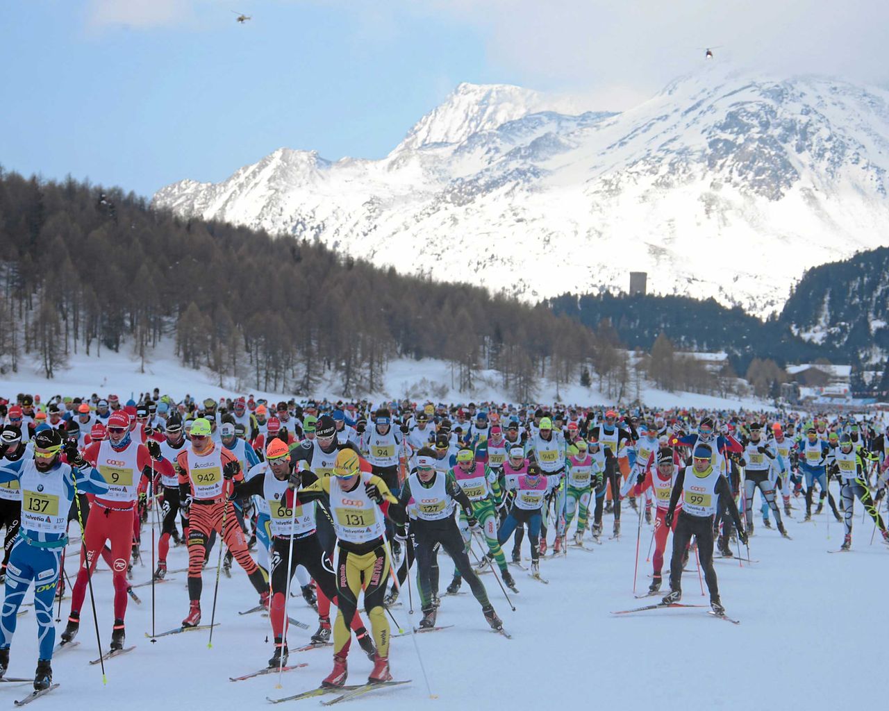 Engadin-Skimarathon-Loipe