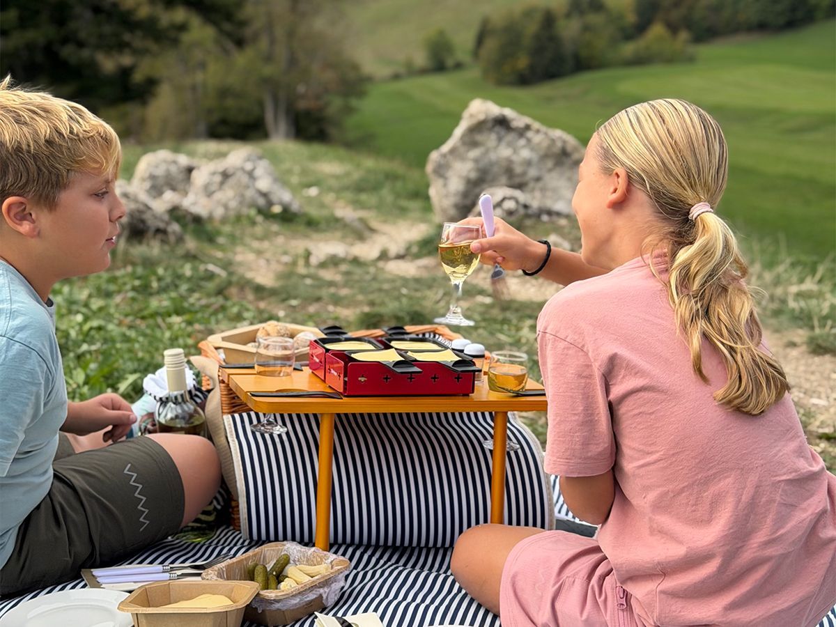 Raclette aus dem Picknickkorb