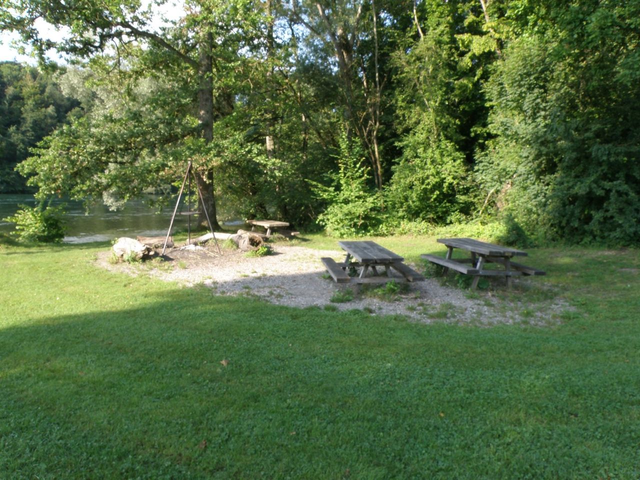 Place de grillade du bain de Hemishofen