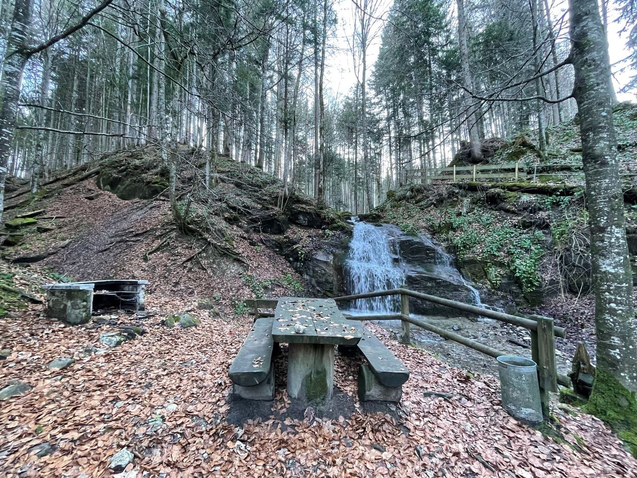 Place de feu du Wasserfall