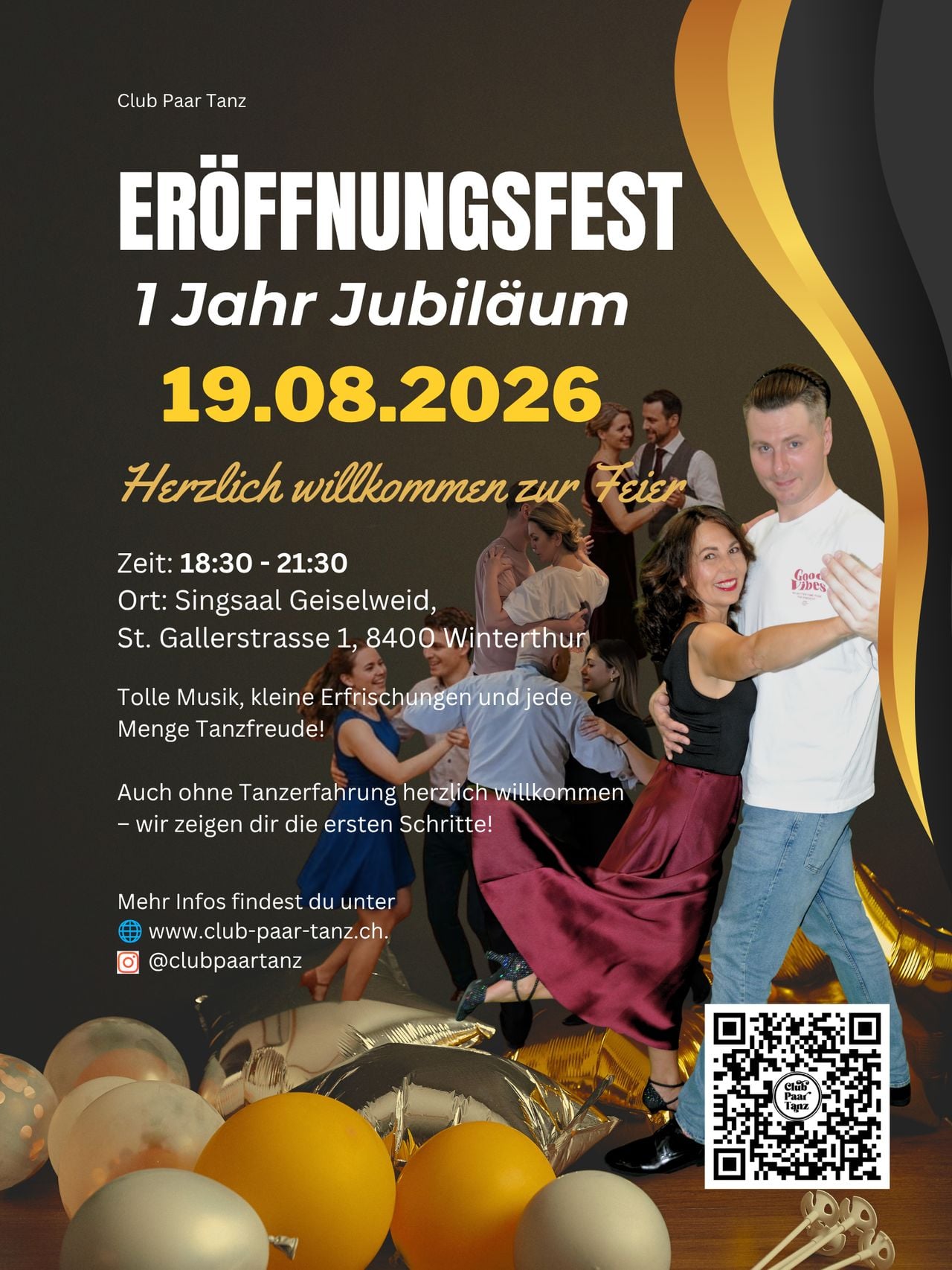 Soziale Paartänze für Anfänger