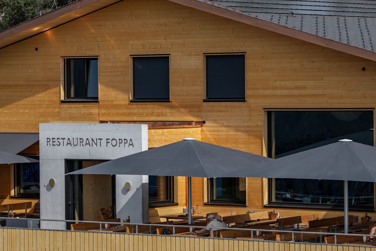 Mountain Breakfast at Berghaus Foppa