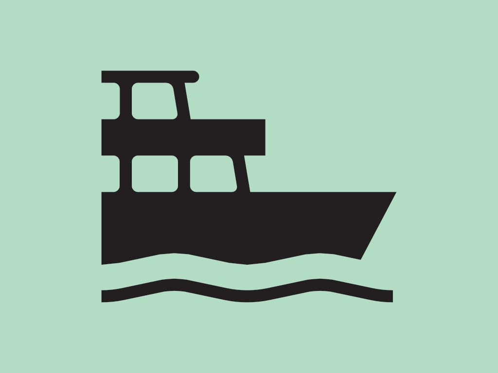 Hafen Quinten landing stage