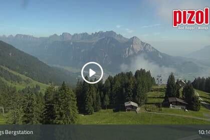 Webcam Wangs Pizol - Furt mountain station