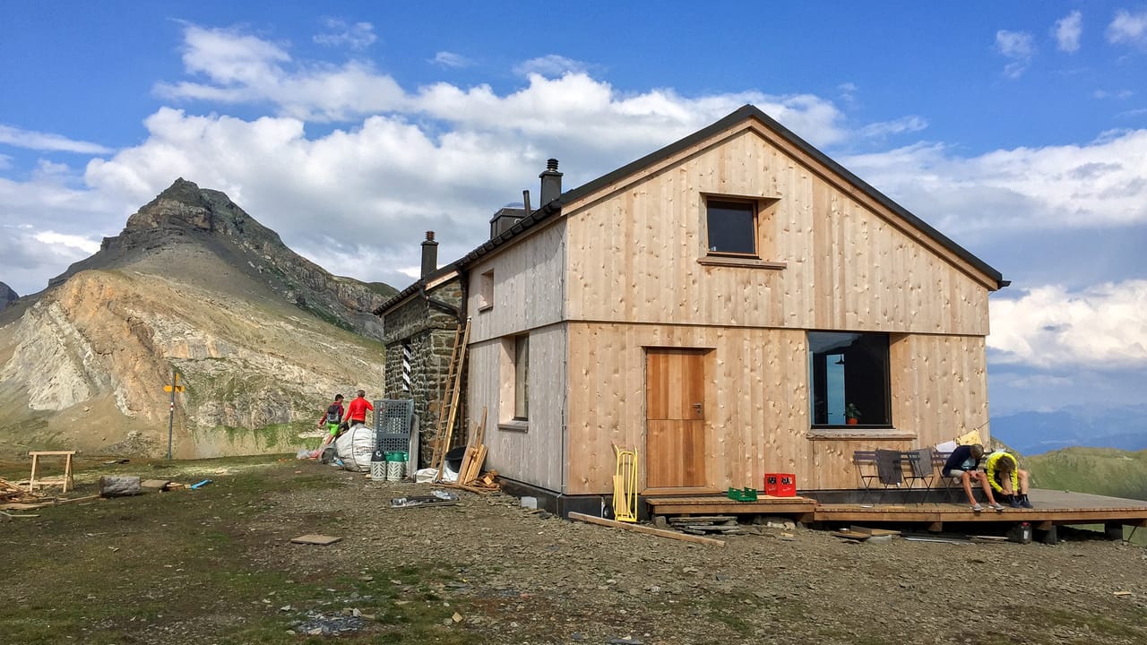 Bifertenstock / Piz Durschin, 3418 m, via the Bänderweg