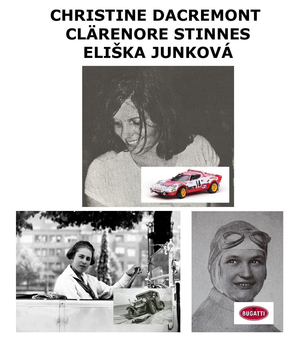 TRILOGIE DER RASANTEN FRAUEN - Femmes légendaires du sport automobile