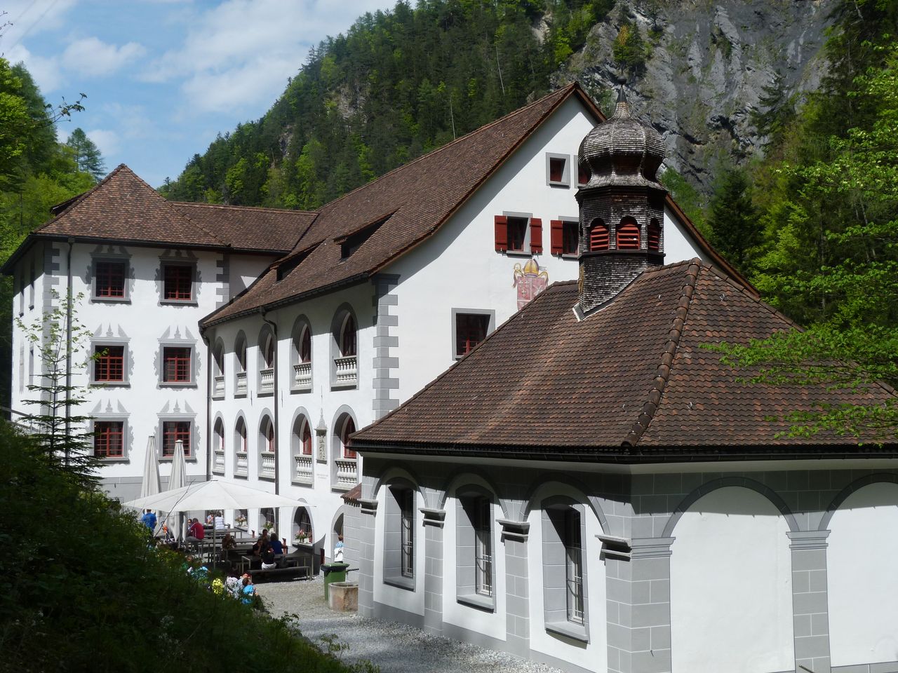 Altes Bad Pfäfers bei der Taminaschlucht